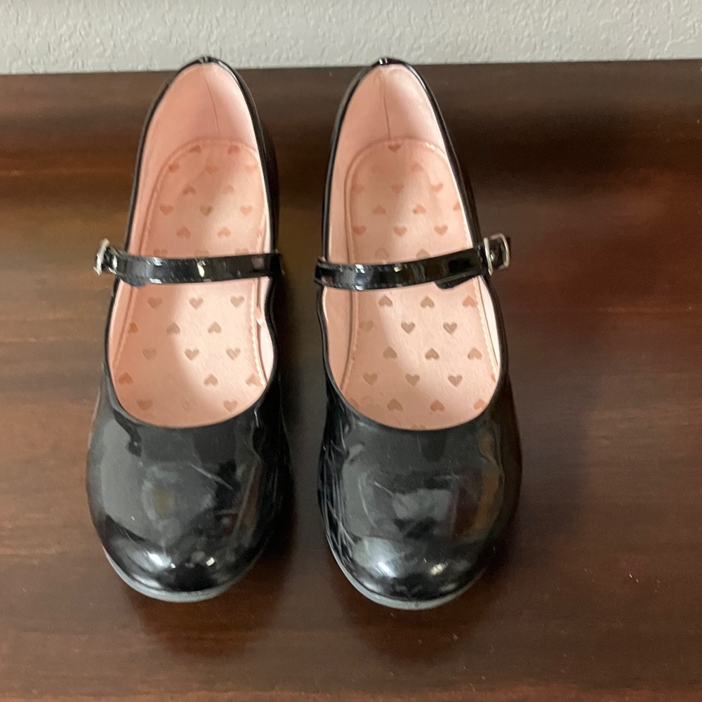 SO Shiny Black Kids Mary Jane Shoes